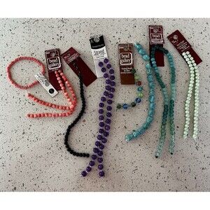 8 Piece Beads Lot Assorted Bead Gallery Bead Landing Designs by Me Turquoise